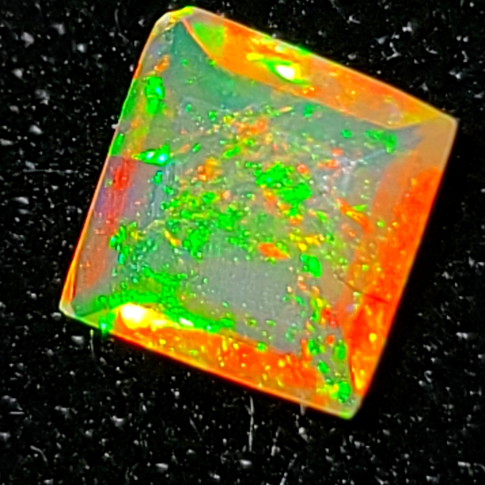 Top quality Natural Welo Fire Faceted Ethiopian Opal Gemstone, Fire Opal, Facete